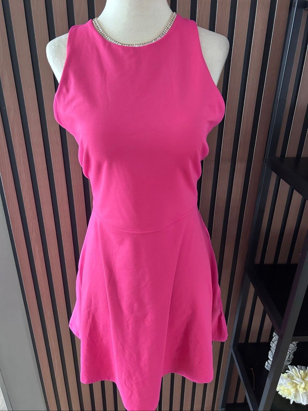 ATHLETA Stretchy Fit & Flare 'Conscious Dress' Pockets no shorts tennis outfit - Picture 3 of 7